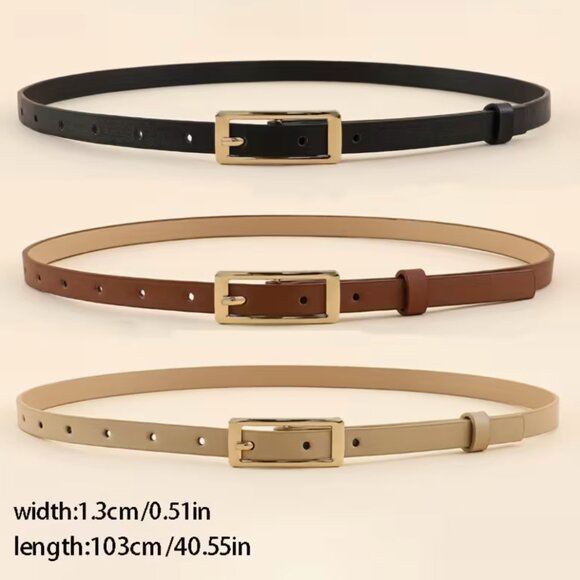 3-Piece Slim Belt Set ⭐ main image 6